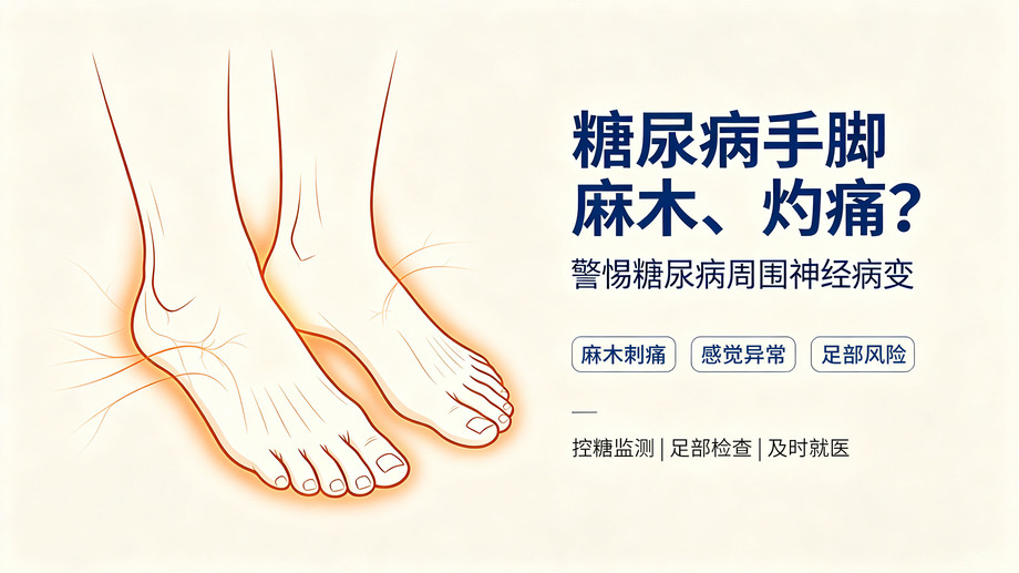 糖尿病手脚麻木灼痛 警惕糖尿病周围神经病变.jpg